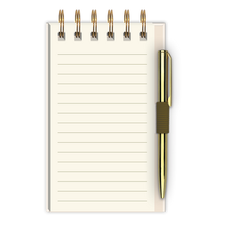 Flower Market Notepad With Pen (more styles)