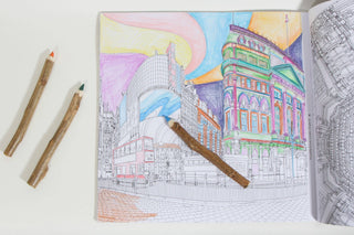 Fantastic Cities Coloring Book