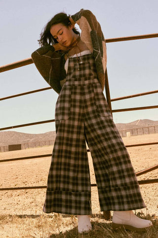 Plaid Haze Overalls