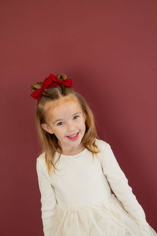 Red Quincy Bow 2-Pack