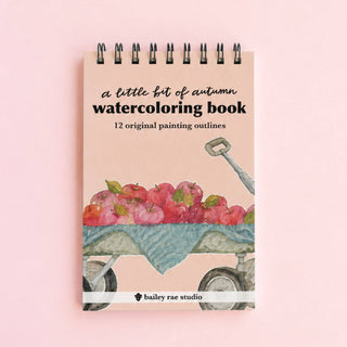 A Little Bit Of Autumn - Mini Watercoloring Book