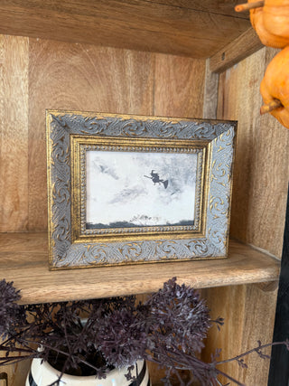 Witch Flying Framed Wall Art