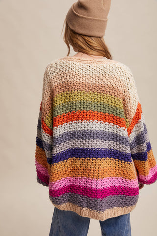 The Maisie Multi-Colored Cardigan