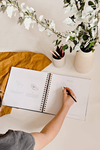 Spiral Bound Florals By Hand: How to Draw Modern Floral Projects