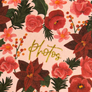 Poinsettias Heirloom Photo Album