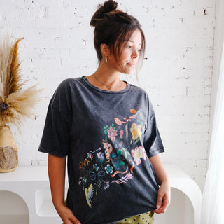 Floral Bows and Birds Graphic Tee