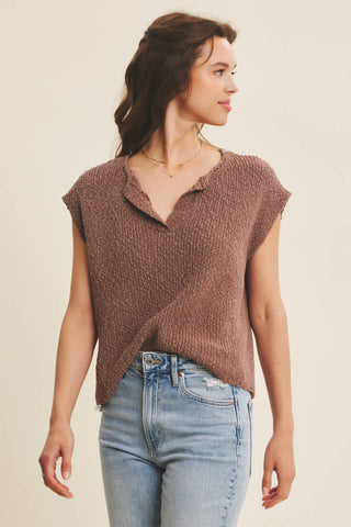 The Maren Short Sleeve Sweater