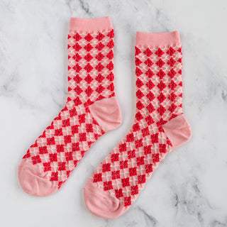 Checkered Collection Socks