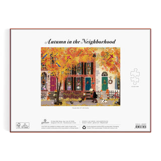 Autumn in the Neighborhood 1000 Piece Puzzle