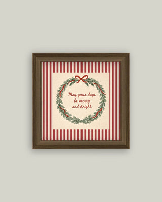 Merry & Bright Framed Wall Art