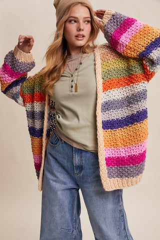 The Maisie Multi-Colored Cardigan