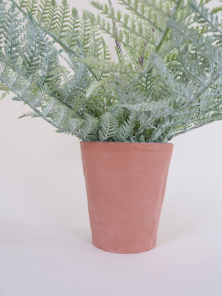 Faux Fern in Terracotta Pot