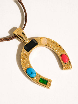 Isabell Western Horseshoe Necklace