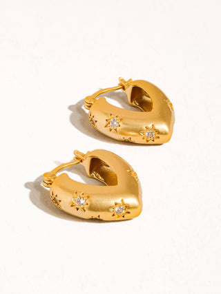 Stars in Your Eyes Hoop Earring