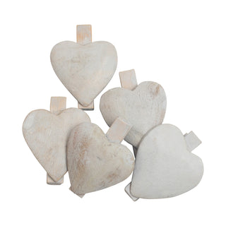 Wooden Heart Clip - Single