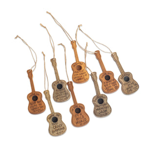 Mini Wooden Guitar