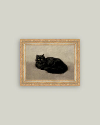 Restocks Soon! | Black Cat Framed Wall Art