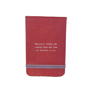 Brilliant Things Mini Fabric Notebook