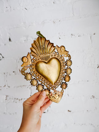 Angels Sing Sacred Heart Ornament
