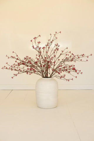 47" Tall Red Berry Stem