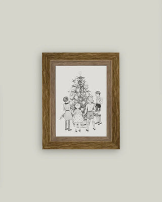 Children Around The Tree Framed Wall Art
