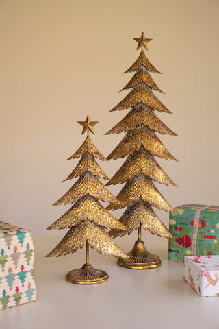 Golden Star Tree Set of 2 *online exclusive*