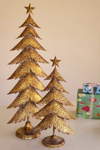 Golden Star Tree Set of 2 *online exclusive*