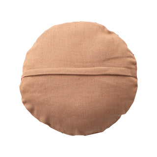Flora & Feather Round Pillow