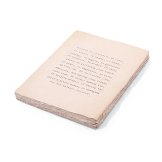 Deckle Edge Notebook