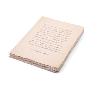 Deckle Edge Notebook