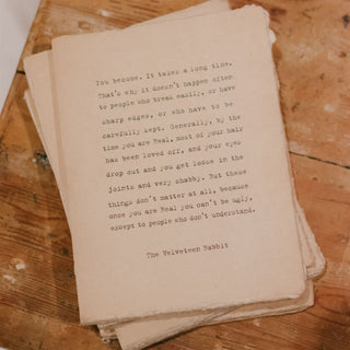 Deckle Edge Notebook