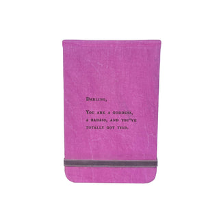 Darling, You've Got This Mini Fabric Notebook
