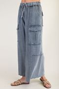 Juno Soft Cargo Pants - Faded Navy