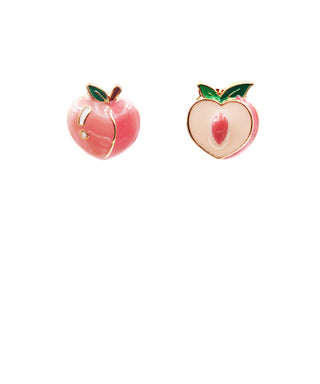 Peach Stud Earrings
