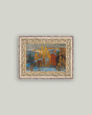 Autumn Shoreline Framed Wall Art