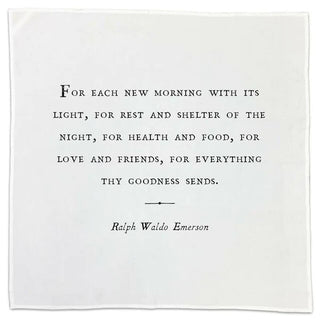 FINAL SALE Sweet Quote Dinner Napkins / Tea Towel