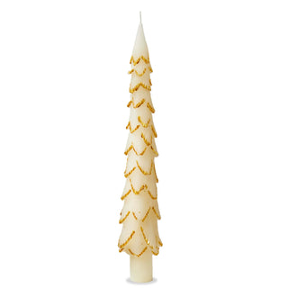 Gilded Tree Taper Candle Single