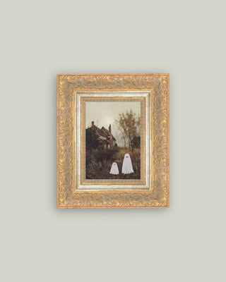 Restocks Soon! | Two Ghosts In Autumn Framed Wall Art