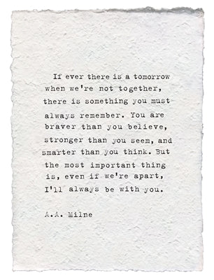 Handmade Paper Print (Quotes)
