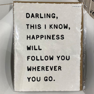 Handmade Paper Print (Quotes)