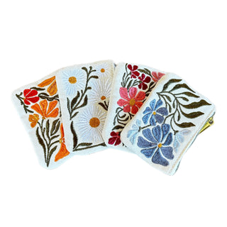 Flower Market Mini Zipper Pouch