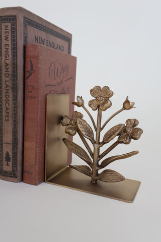 Flora Cast Iron Bookend Set - Restock List Open