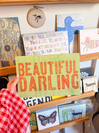 Beautiful Darling Art Tile