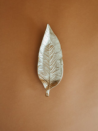 Golden Long Leaf Tray