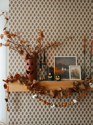 Faux Fall Leaf Garland