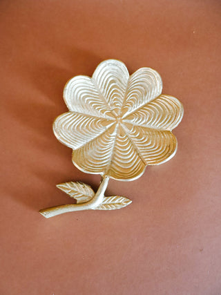 Golden Flower Tray