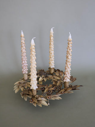 Botanical Wreath Taper Holder