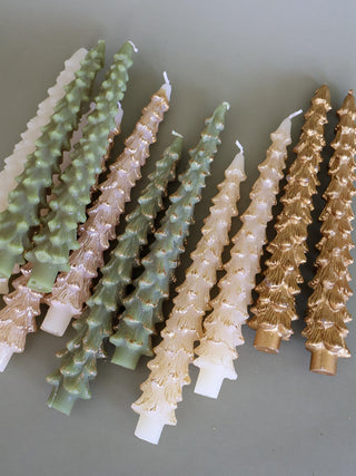 Solid Tree Shaped Taper Candle Single
