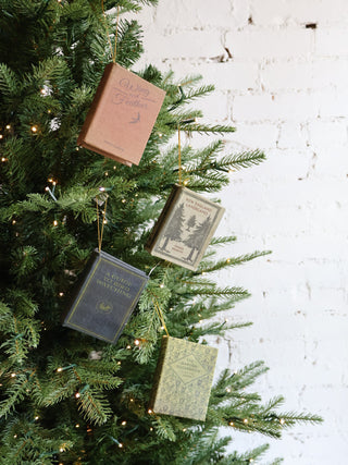 Vintage Inspired Book Ornament