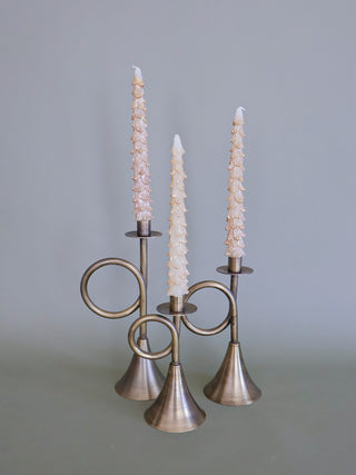 Trumpet Taper Candle Holder Single